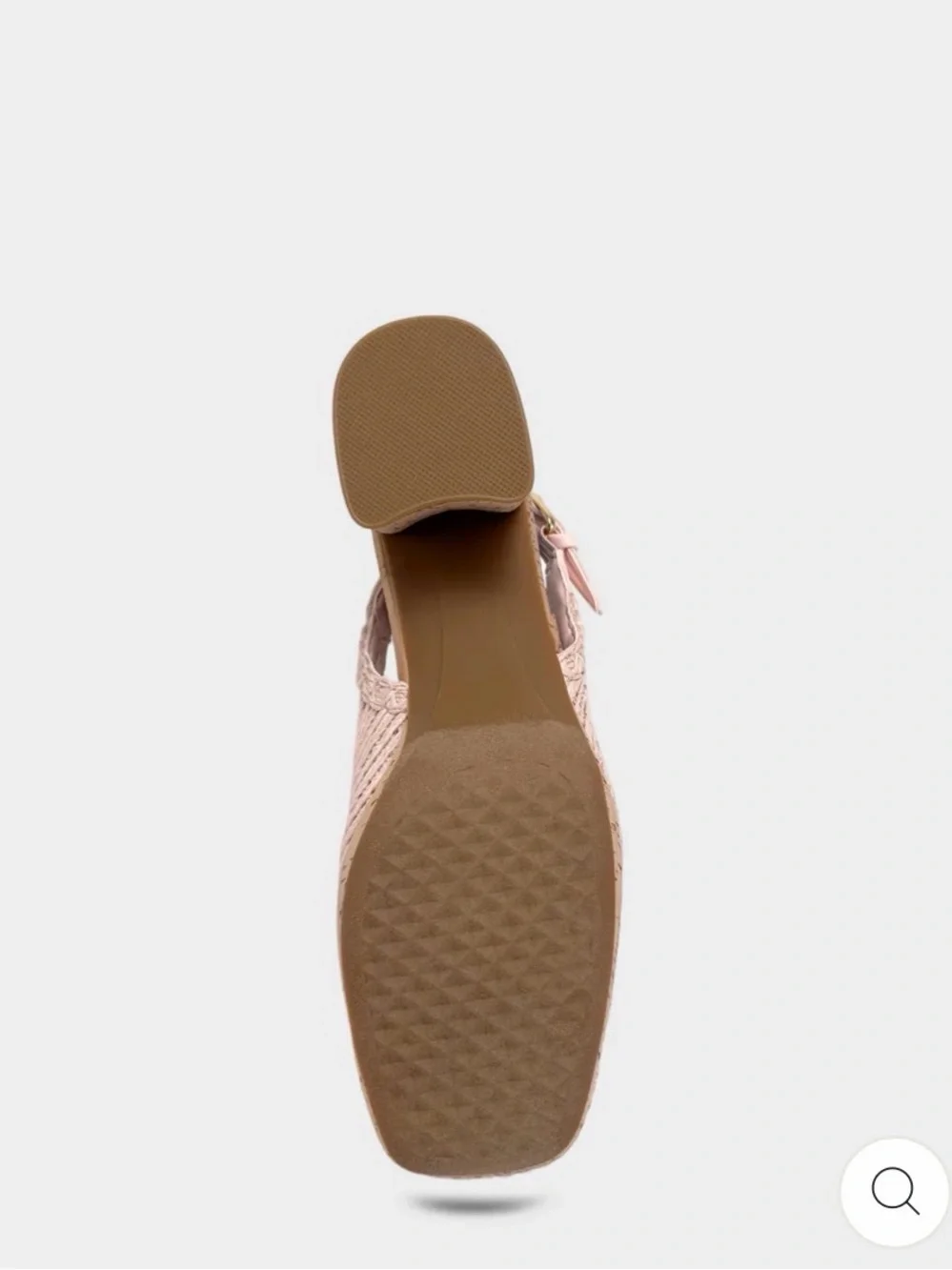 New in Box Aerosoles Santiago beige  Woven Slingback Platform Heel